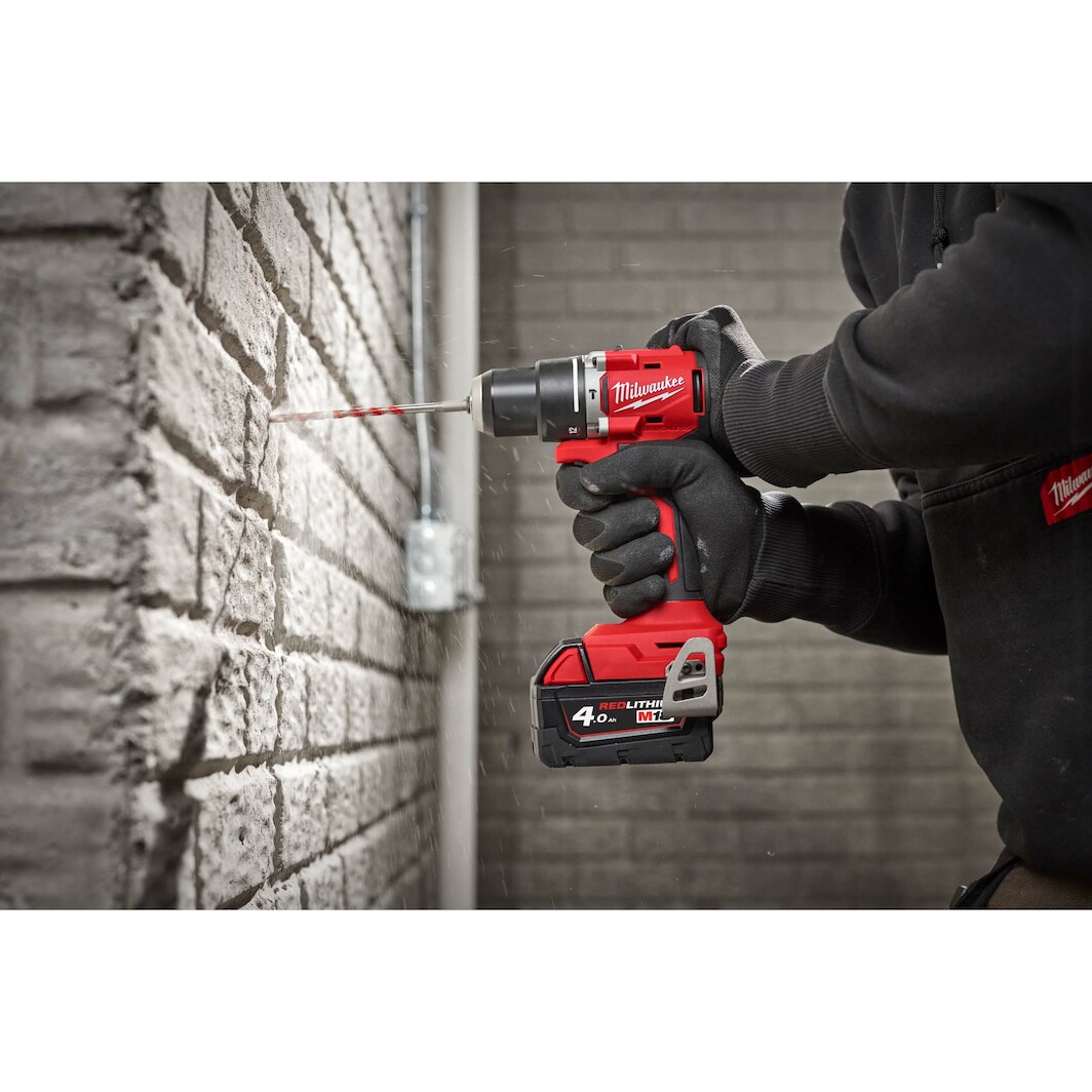 MILWAUKEE M18 BLPDRC 0 Compacte Brushless Accu Klopboorschroefmachine