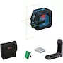 BOSCH GLL 20-22 G accu-kruislijnlaser groen in tas (4x AA batterij) - 0601065600