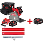 MILWAUKEE M18 FPS55-552P + GR KIT FUEL accu-invalzaag 55mm met 1400 mm geleiderails kit in PACKOUT XL Tool Box (2x 5,5Ah accu + lader) - 4933478778+4932480906