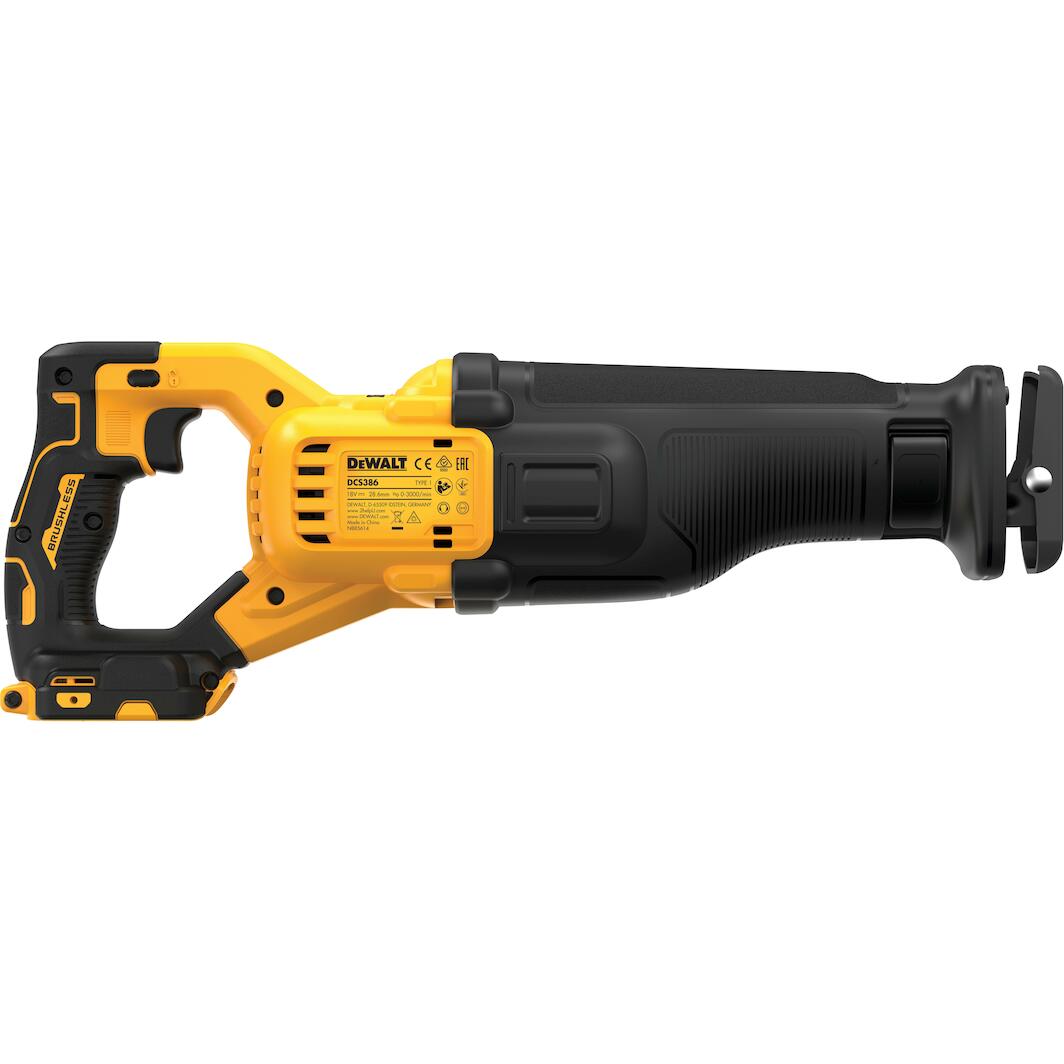 Dewalt Dcs386nt-xj 18v Xr Flexvolt Advantage Acci Reci Saw In Tstak 