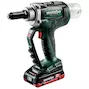 METABO NP 18 LTX BL 5.0 pistolet à riveter sans fil dans la metaBOX 145 L (2x 4.0Ah batterie + chargeur) - 619002800