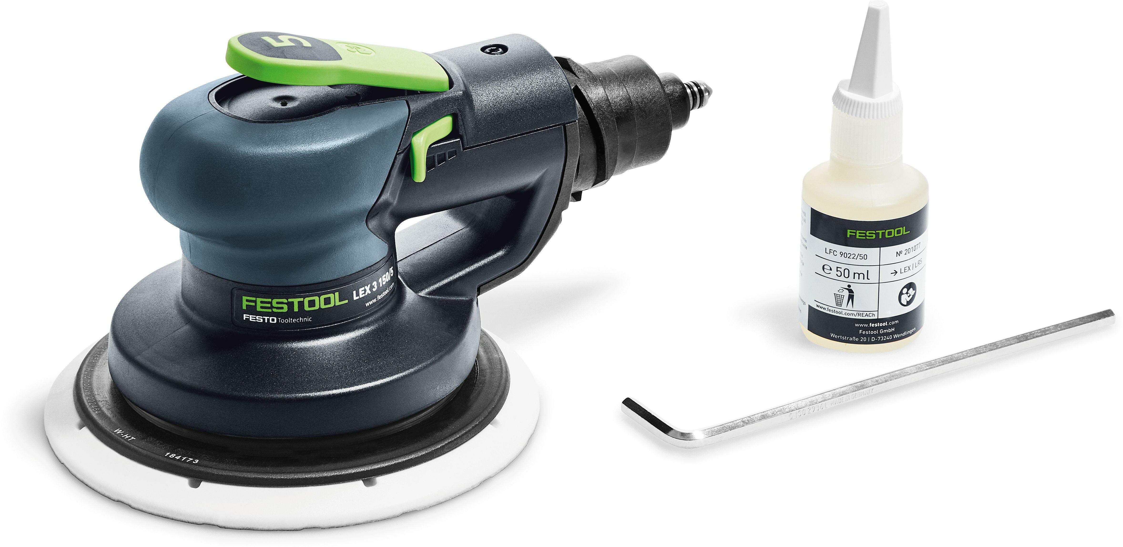 Festool Lex FESTOOL LEX 3 150/5 perslucht excenterschuurmachine - 575081 | Klium.nl