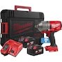 MILWAUKEE M18 ONEFHIWP12-502X FUEL ONE-KEY accu-slagmoersleutel 1/2" met verende borgpen in HD Box (2x 5,0Ah accu + lader) - 4933459725