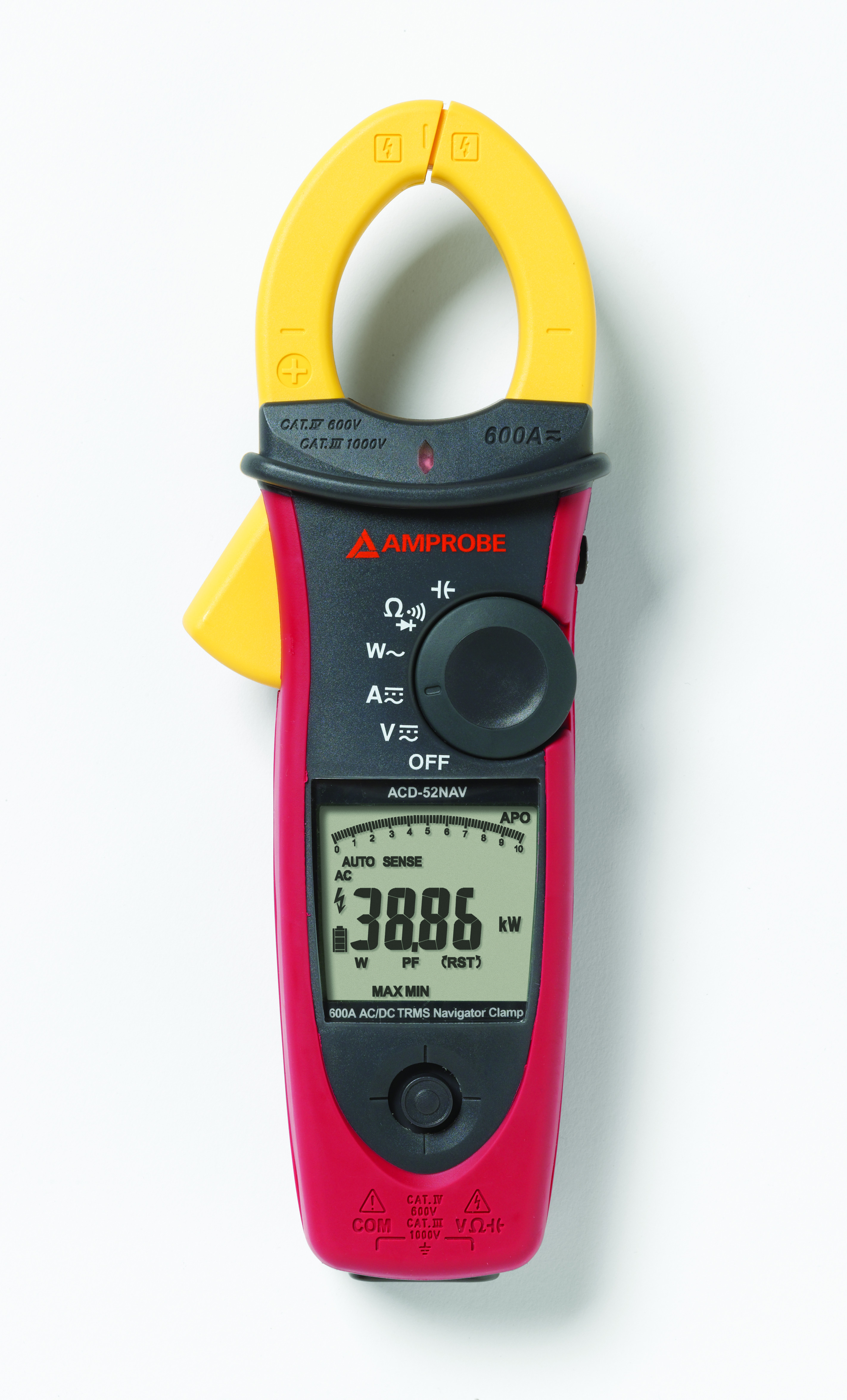 Amprobe ACDC-52NAV True RMS Navigator Clamp Meter - AC/DC, 600A - View #4