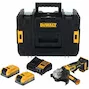 DEWALT DCG404S2T-QW Meuleuse d'angle 18V XR 125mm en TSTAK (2x batterie 3.5Ah + chargeur)