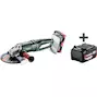 METABO WPB 36-18 LTX BL 24-230 Quick haakse accu-slijper in kunststof koffer (4x 8,0Ah accu + lader) - 613103810