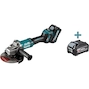 MAKITA GA037GT201 40Vmax XGT angle battery grinder 180mm AWS in case (2x 5.0Ah battery + charger)