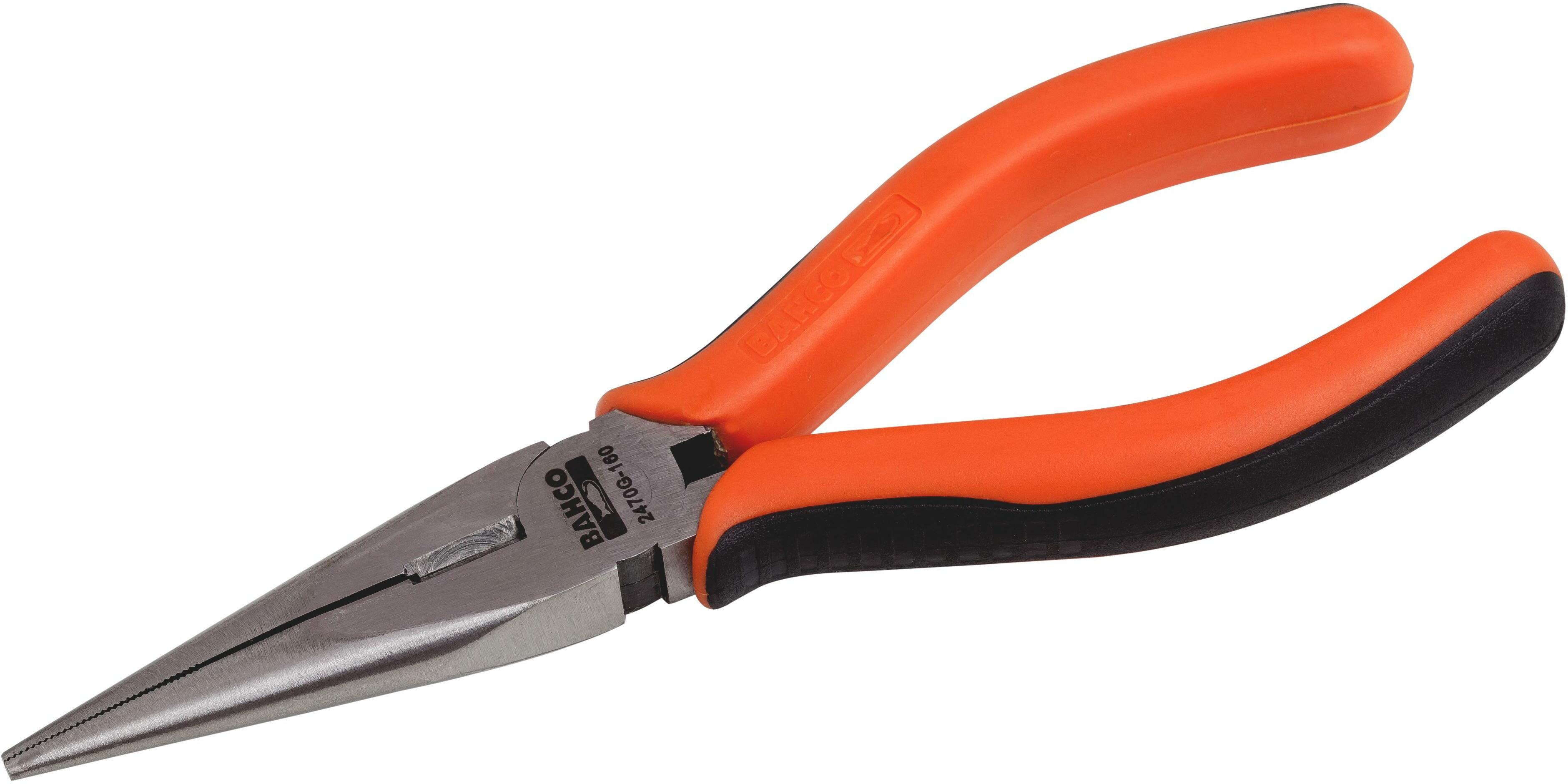 CHUIFAI 4-teilig 40cm Spitzzange Extra Lange, Zangen Set mit gerade, 45°, 90°, Kreis, Zange mit langer Reichweite für Drahtbiegen, Formen, Trimmen, Schmuckherstellung