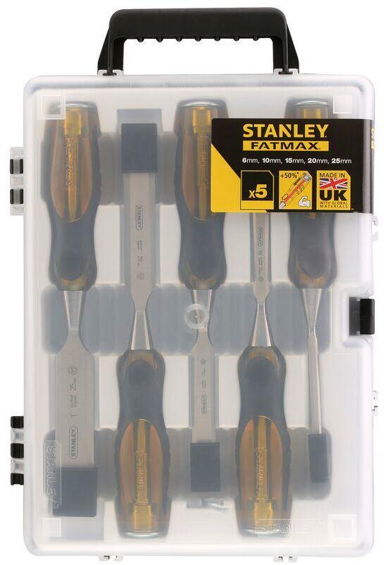 Stanley 2-16-217 Houtbeitelset Bailey 5-delig Houten kist | Toolmaster.shop