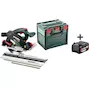 METABO KS 18 LTX 57 BL 18V accu-cirkelzaag 57mm 165mm met geleiderail KFS 44 in metaBOX 340 (zonder accu en lader) - 691223000