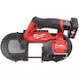 MILWAUKEE M12 FBS64-402C Scie à ruban sans fil subcompacte FUEL 64mm en mallette de transport (2x batterie 4.0Ah + chargeur) - 4933478441