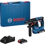 BOSCH GBH 18V-18 cordless hammer drill with SDS plus in case (2x 2.0Ah battery + charger) - 0611927001