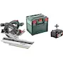 METABO SET KS 18 LTX 57 accu-cirkelzaag 57mm 165mm in metaBOX 340 (zonder accu en lader) + geleiderail KFS 44 - 691195000