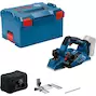 BOSCH GHO 18V-26 Raboteuse sans fil 18V avec accessoire d'aspiration dans la L-Boxx 238 (sans batterie ni chargeur) - 06015B5000