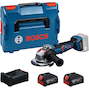 BOSCH GWS18V-11PS meuleuse d'angle en L-BOXX 136 (2x 5,0Ah batterie + chargeur) - 06019N4302