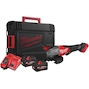 MILWAUKEE M18 FHSAGO125VXPDB2-802X FUEL angle battery grinder 125mm with paddle switch in HD Box (2x 8.0Ah battery + charger) - 4933493420