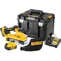 DEWALT DCW220P2-QW Ponceuse à bande sans fil 18V XR Brushless 75mm en mallette TSTAK VI (2x batterie 5.0Ah + chargeur)