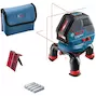 BOSCH GLL 3-50 kruislijnlaser rood in opbergetui (4x 1,5V AA batterij) - 0601063800