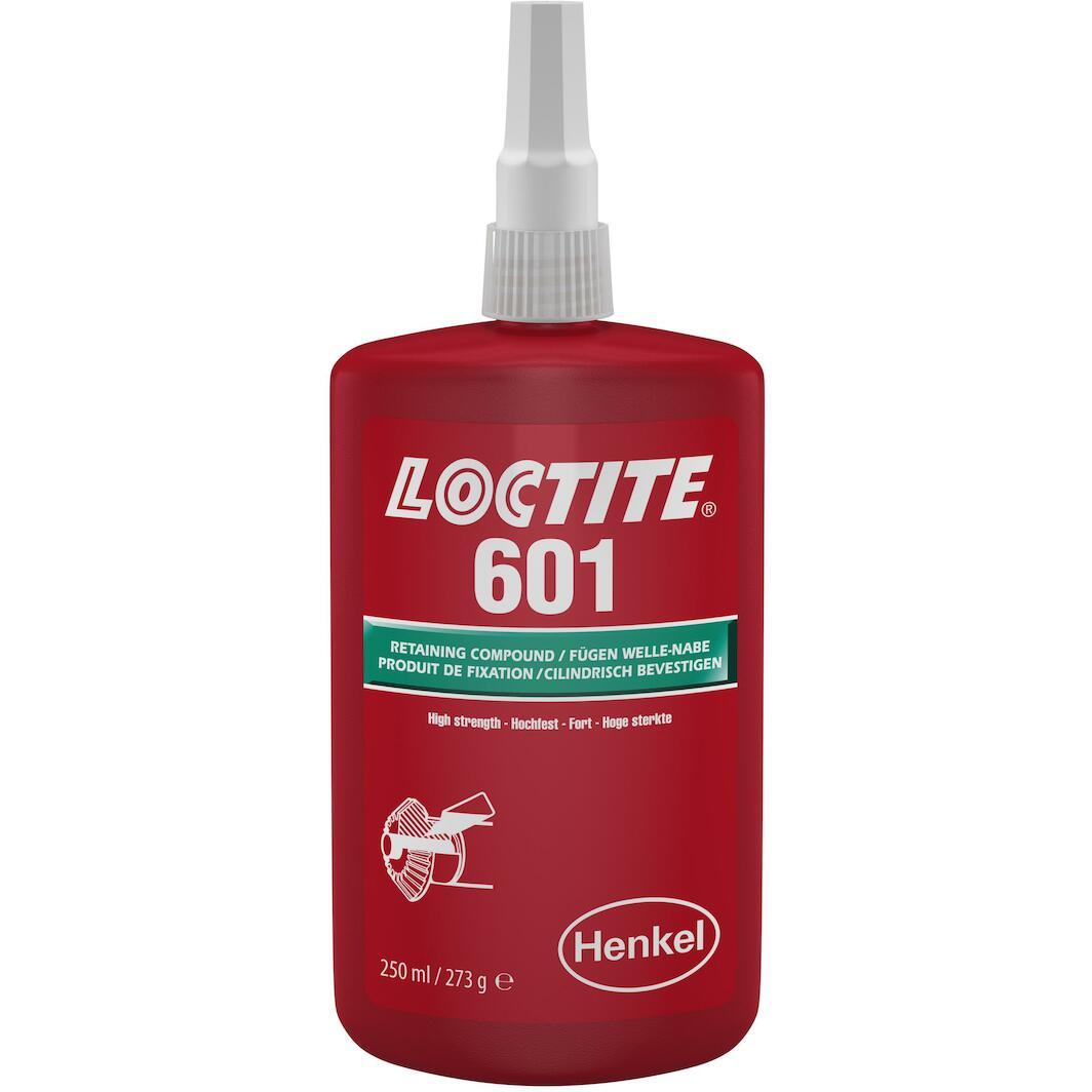 LOCTITE 601 lijm voor cilindrische bevestiging (250 ml fles) - 142728