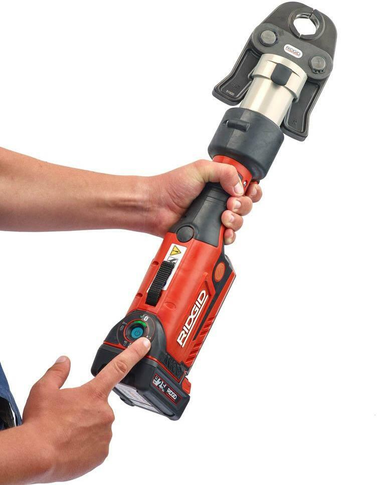 RIDGID RP351-C 18V accu-persgereedschap met 220 V-adapter in koffer ...