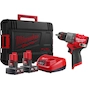 MILWAUKEE M12 FPD2-402X Perceuse à percussion sans fil FUEL en HD Box (2x 4.0Ah batterie+chargeur) - 4933479869