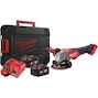 MILWAUKEE M18 ONEFSAG125XPDB-502X FUEL ONE-KEY angle battery grinder with paddle switch and brake in HD box (2x 5.0Ah + charger) - 4933478435