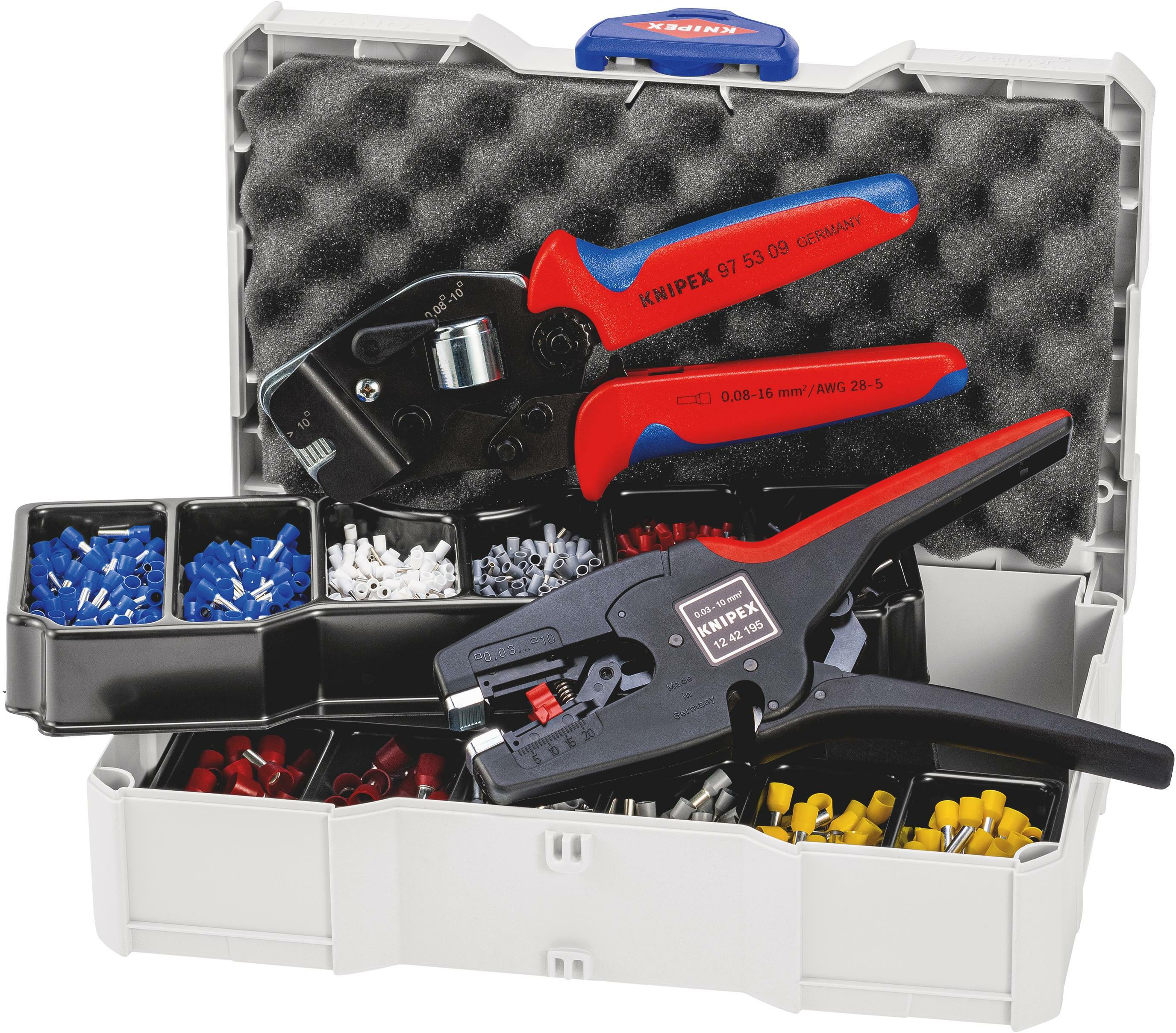 knipex Krimp-assortiment voor kabelverbinders 97 90 25