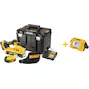 DEWALT DCW220P2-QW Ponceuse à bande sans fil 18V XR Brushless 75mm en mallette TSTAK VI (2x batterie 5.0Ah + chargeur)