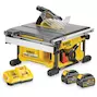 DEWALT DCS7485T2-QW 54V XR FLEXVOLT cordless table saw 210mm (2x 6.0Ah battery + charger)