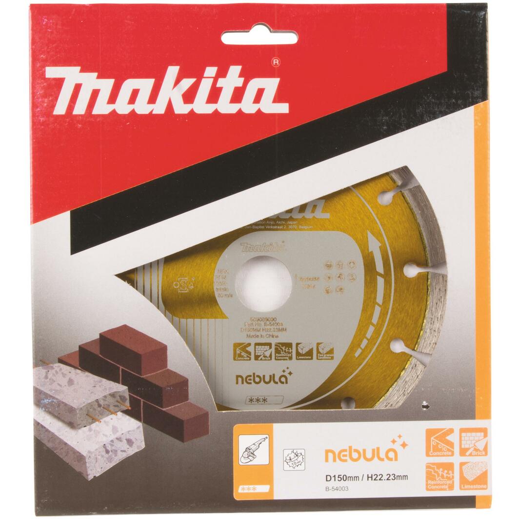 MAKITA B-54003 diamantschijf NEBULA 150mm | Klium