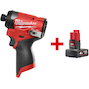 MILWAUKEE M12 FID2-0 FUEL compact cordless impact screwdriver 1/4" Hex (without battery and charger) - 4933479876