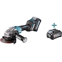 MAKITA Meuleuse d'angle 40Vmax XGT 125mm avec interrupteur à glissière en MAKPAC (2x 4.0Ah batterie + chargeur) - GA023GM201