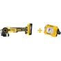 DEWALT DCG405H2T-QW 18V XR Brushless angle grinder 125mm in TSTAK case (2x 5.0Ah battery + charger)
