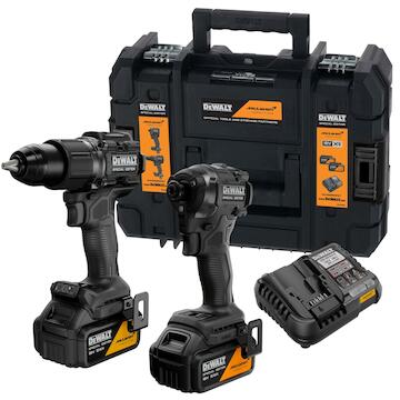 Cordless machine set