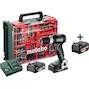 METABO SB 18 L BL MW accu-klopboorschroefmachine + accessoireset 79-delig in koffer (2x 2,0Ah accu + lader) - 613157710