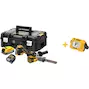 DEWALT DCM200E2T-QW 18V XR Brushless cordless band file 13mm in TSTAK case (2x 1.7Ah battery + charger)
