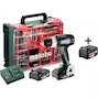 METABO BS 18 L MW accu-schroefboormachine met 74-delige mobiele werkplaats (2x 2,0Ah accu + lader) - 614051710