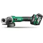 HIKOKI G3613DEWQZ Meuleuse d'angle 36V 125 mm en coffret HSC III (2 x batterie MultiVolt 2,5/5,0 et chargeur MultiVolt)