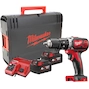 MILWAUKEE M18 BPD-402X perceuse à percussion compacte sans fil en HD Box (2x 4.0Ah batterie + chargeur) - 4933446192