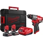 MILWAUKEE M12 FDD2-402X FUEL subcompacte accu-schroefboormachine in HD Box (2x 4,0Ah accu + lader) - 4933479874