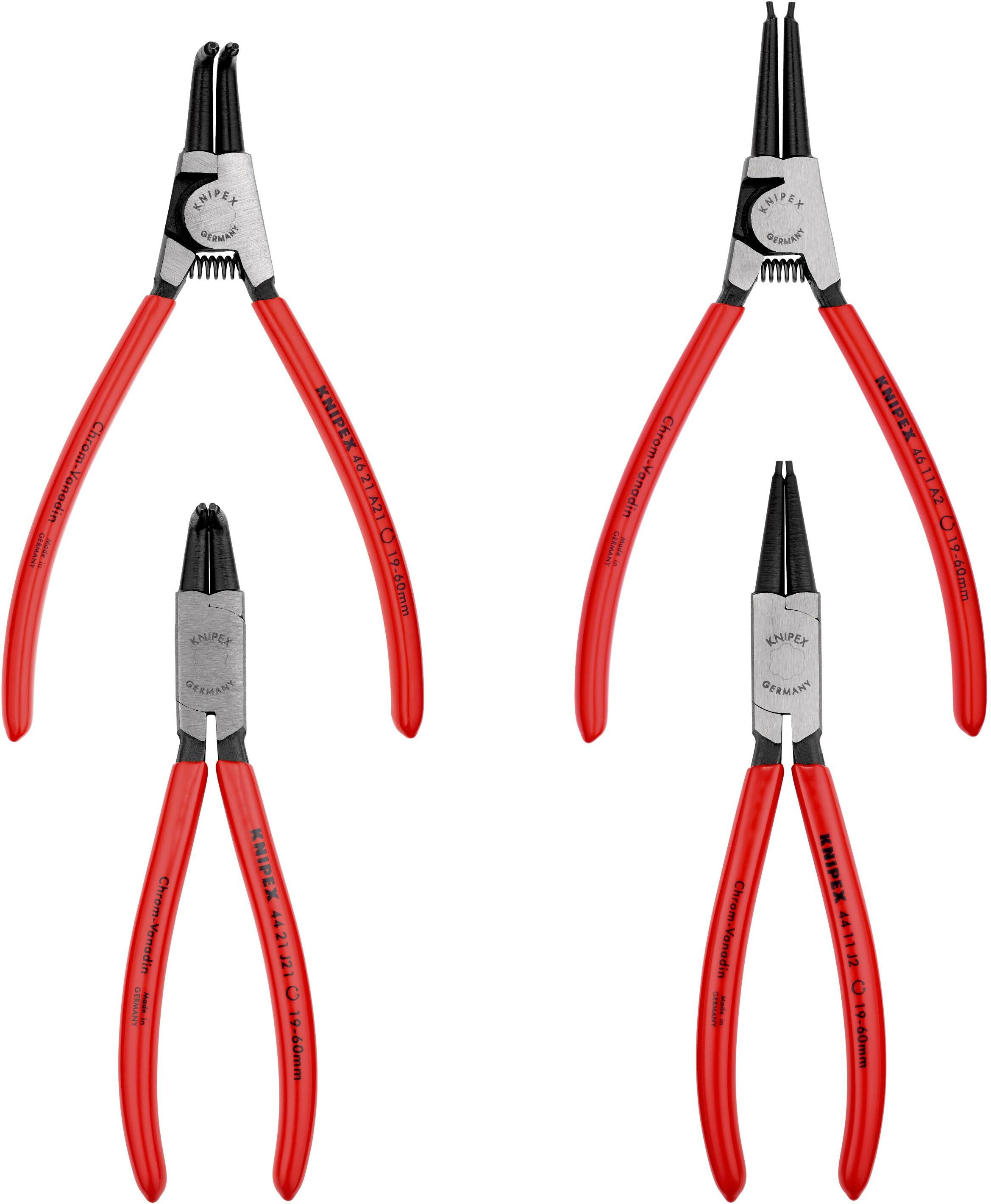 KNIPEX 00 19 56 lock spring wrench set 4-piece | Klium