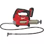 MILWAUKEE M18 GG-201C Heavy duty cordless grease gun in transport case (1x 2.0Ah battery + charger) - 4933440490
