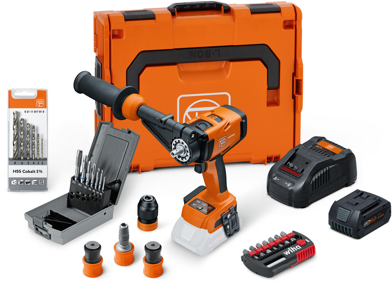 FEIN ASCM 18-4 QM AS METAL ADVANCED TOP SET cordless drill driver with ...