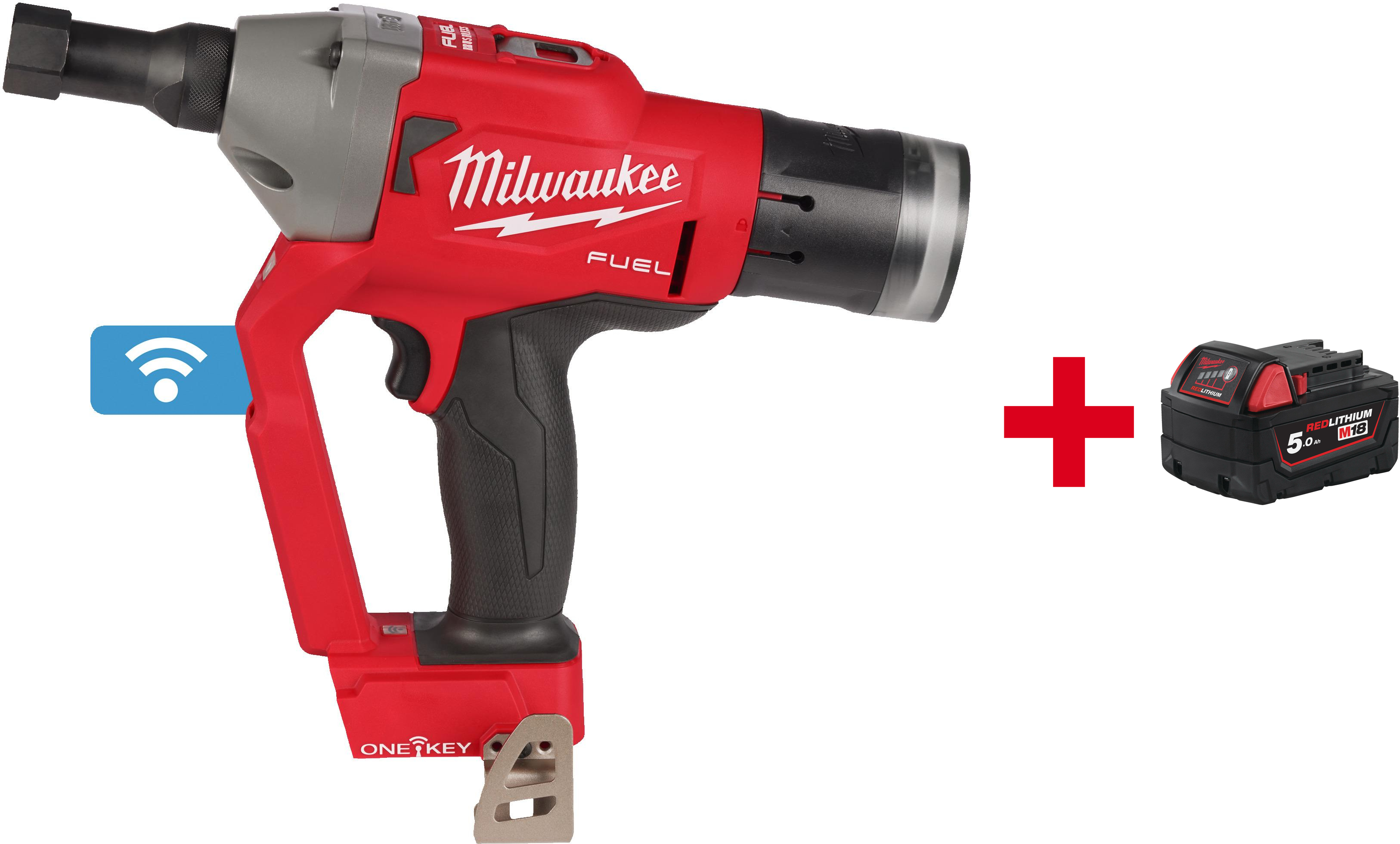 MILWAUKEE M18 ONEFLT-0X Pince à boulon de verrouillage ONE-KEY alimentée par batterie FUEL dans une boîte HD (sans batterie ni chargeur) - 4933478637