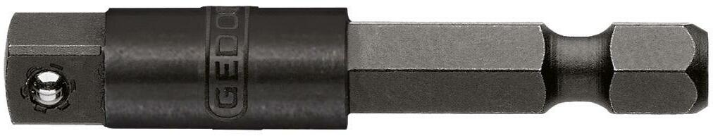 GEDORE 673 L Einsatz-Halter Lang, 1/4" – Für Steckschlüsseleinsätze, Robustes Werkzeug, Made In Germany