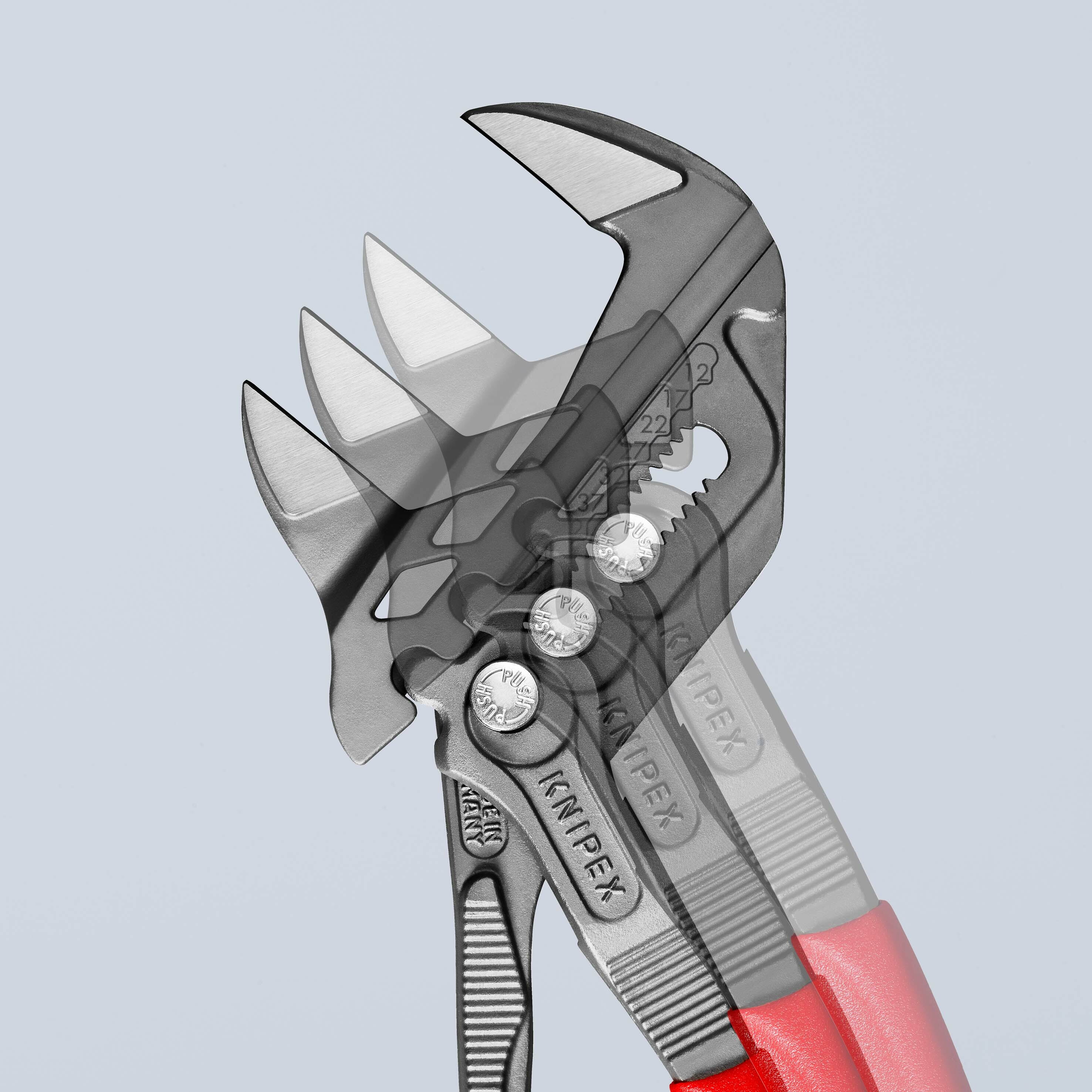 Knipex 86 01 250 sleuteltang 250 mm - max. 52 mm | Klium.nl