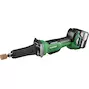 HIKOKI GP18DBWGZ Meuleuse droite sans fil 18V 50 mm avec interrupteur d'homme mort dans une mallette en plastique (2 x batterie 5.0Ah + chargeur)