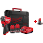 MILWAUKEE M12 FSCIWF38-252X FUEL accu-slagmoersleutel 3/8" met frictiering in HD-Box (2x 2,5Ah accu + lader) - 4933498970