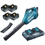 MAKITA DUB362TX1 Souffleur de feuilles sans fil 2x18V LXT avec buse plate 13,4 m³ (4x batterie 5.0Ah + chargeur)