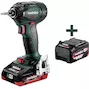 METABO SSD 18 LTX 200 BL accu-slagschroevendraaier/-slagmoersleutel in metaBOX 145 (2x 4,0Ah accu + lader) - 602396800